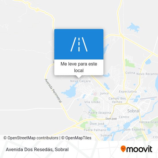 Avenida Dos Resedás mapa