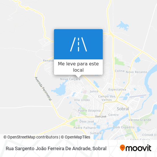 Rua Sargento João Ferreira De Andrade mapa