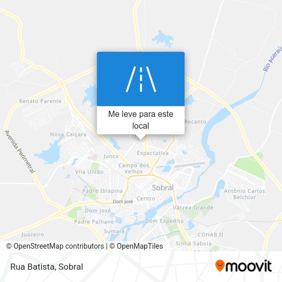 Rua Batista mapa