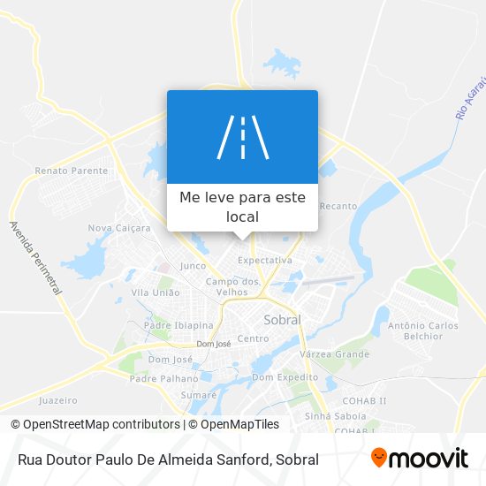 Rua Doutor Paulo De Almeida Sanford mapa