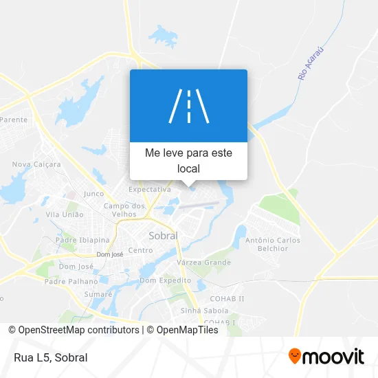 Rua L5 mapa