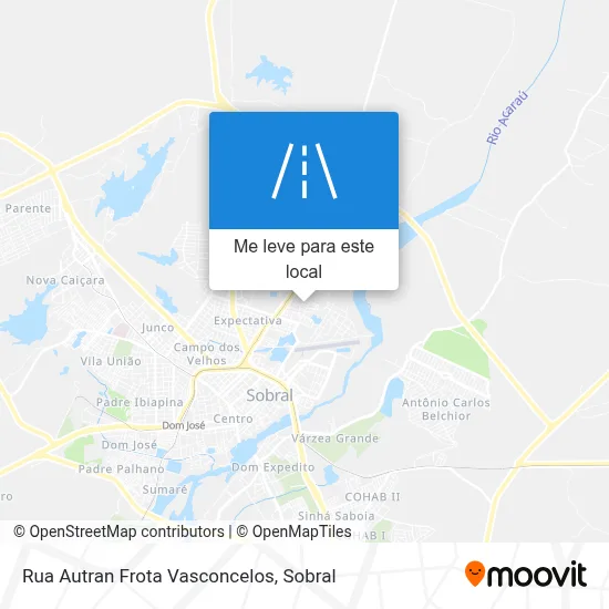 Rua Autran Frota Vasconcelos mapa