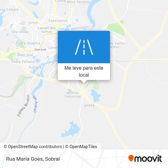 Rua Maria Goes mapa