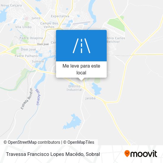 Travessa Francisco Lopes Macêdo mapa