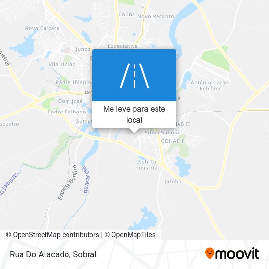 Rua Do Atacado mapa