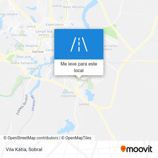 Vila Kátia mapa