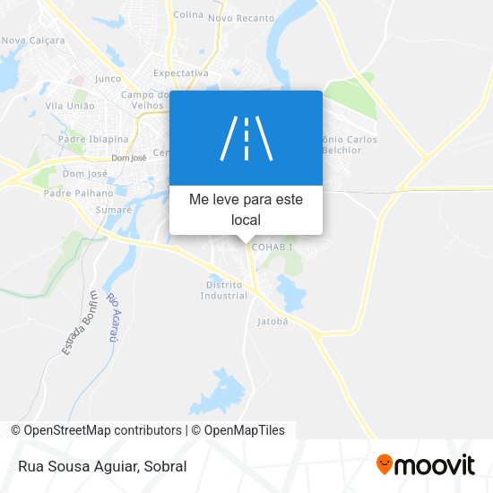 Rua Sousa Aguiar mapa