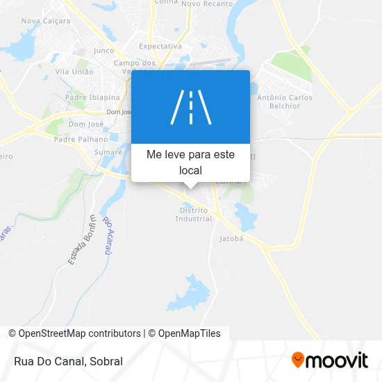 Rua Do Canal mapa