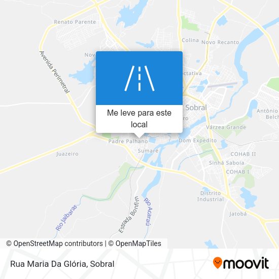 Rua Maria Da Glória mapa