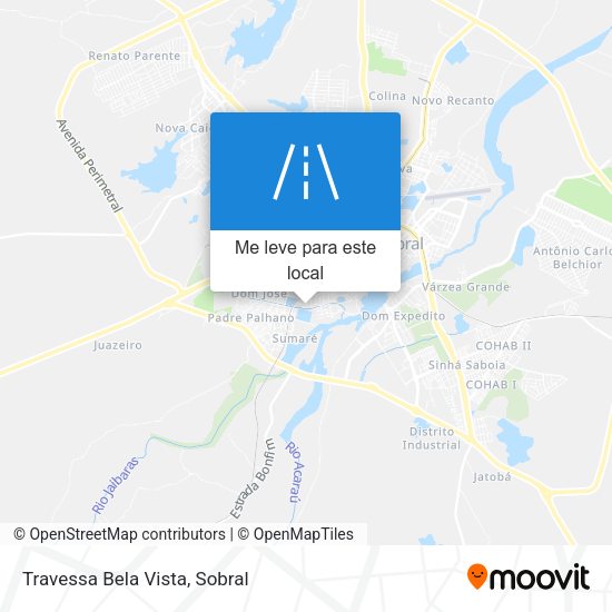 Travessa Bela Vista mapa