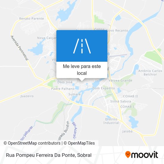 Rua Pompeu Ferreira Da Ponte mapa