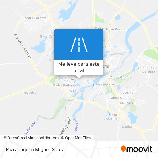 Rua Joaquim Miguel mapa