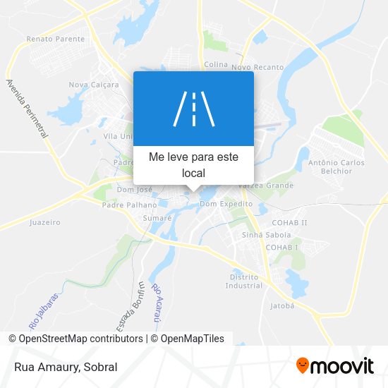 Rua Amaury mapa