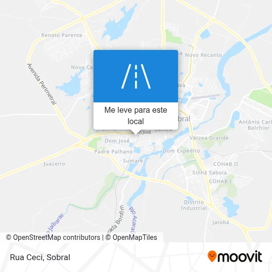 Rua Ceci mapa