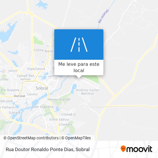 Rua Doutor Ronaldo Ponte Dias mapa