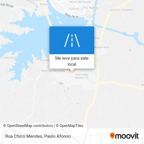 Rua Chico Mendes mapa