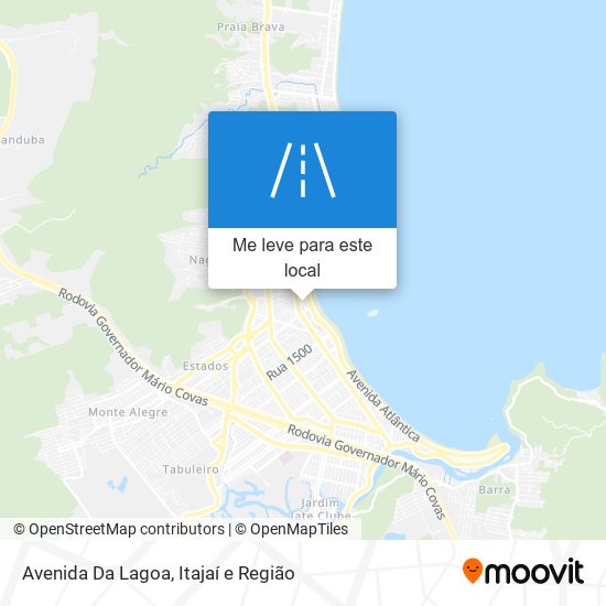 Avenida Da Lagoa mapa