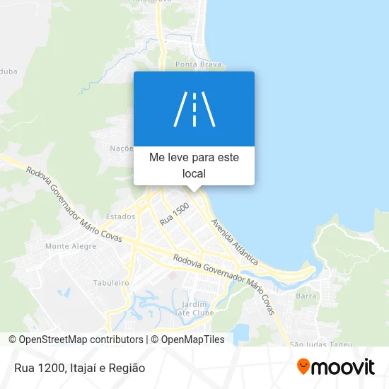 Rua 1200 mapa