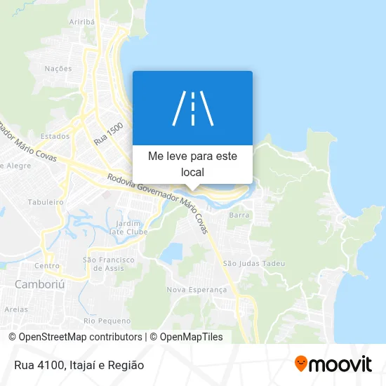 Rua 4100 mapa
