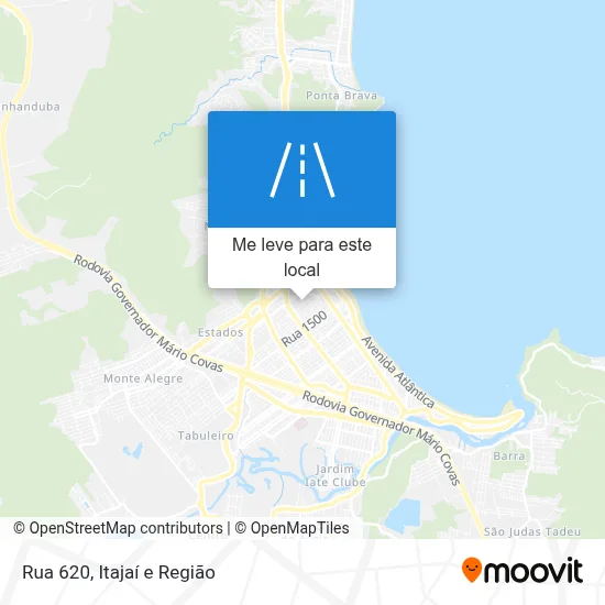 Rua 620 mapa