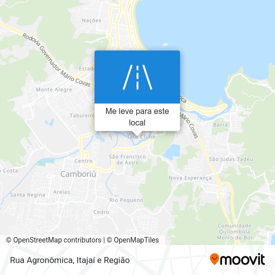 Rua Agronômica mapa