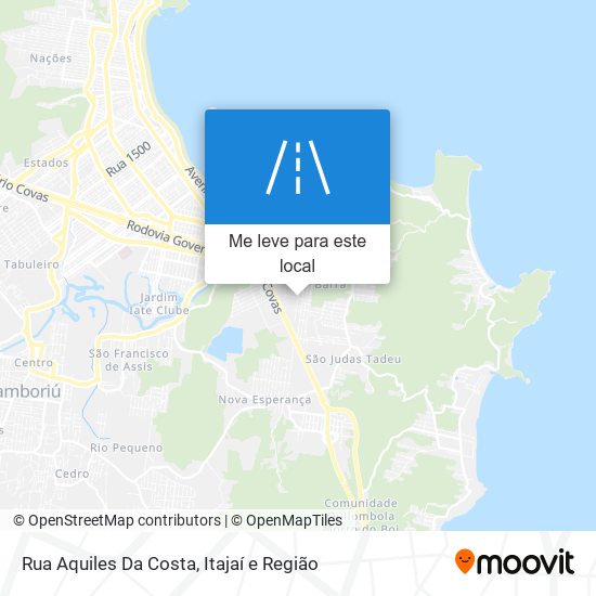 Rua Aquiles Da Costa mapa