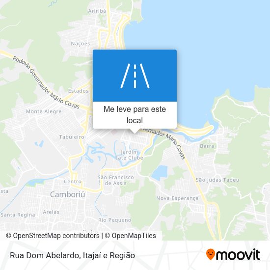 Rua Dom Abelardo mapa
