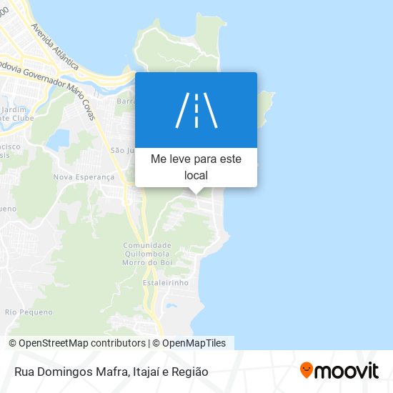 Rua Domingos Mafra mapa