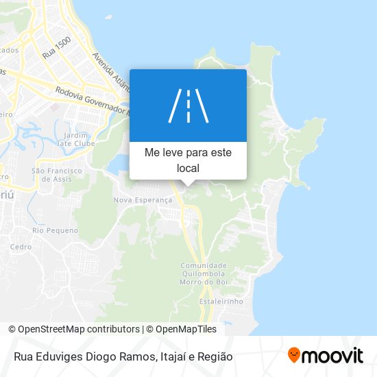 Rua Eduviges Diogo Ramos mapa