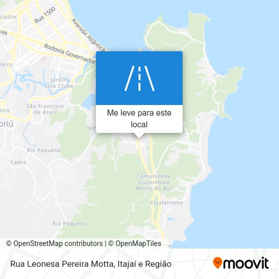 Rua Leonesa Pereira Motta mapa