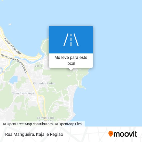 Rua Mangueira mapa