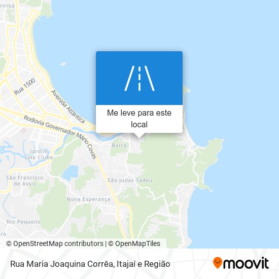 Rua Maria Joaquina Corrêa mapa