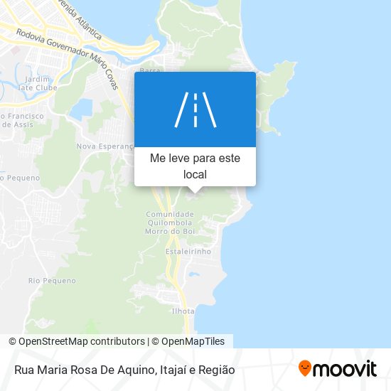 Rua Maria Rosa De Aquino mapa