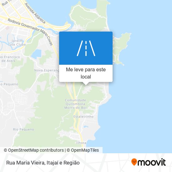 Rua Maria Vieira mapa