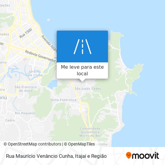 Rua Maurício Venâncio Cunha mapa