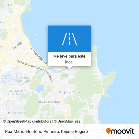 Rua Mário Eleutério Pinheiro mapa