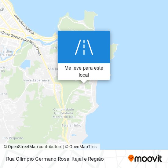 Rua Olímpio Germano Rosa mapa