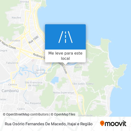Rua Osório Fernandes De Macedo mapa