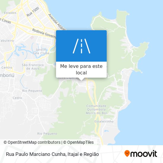Rua Paulo Marciano Cunha mapa