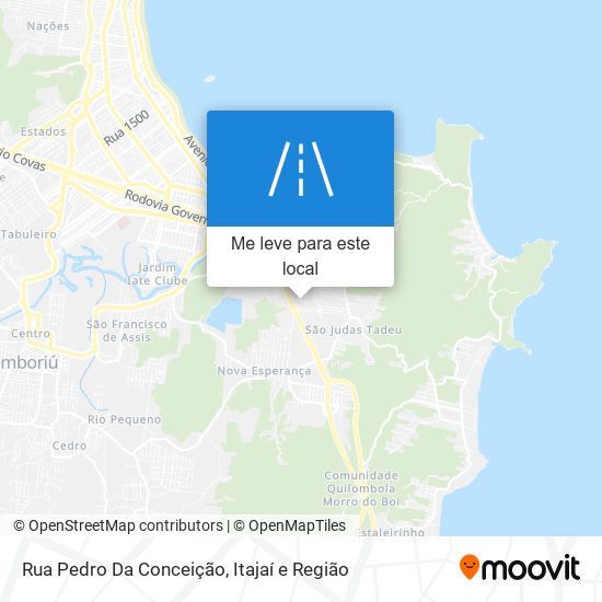 Rua Pedro Da Conceição mapa