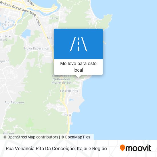 Rua Venância Rita Da Conceição mapa