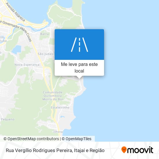 Rua Vergílio Rodrigues Pereira mapa