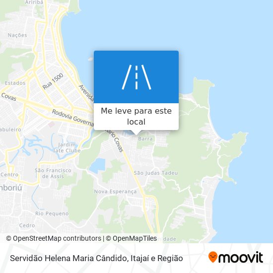 Servidão Helena Maria Cândido mapa