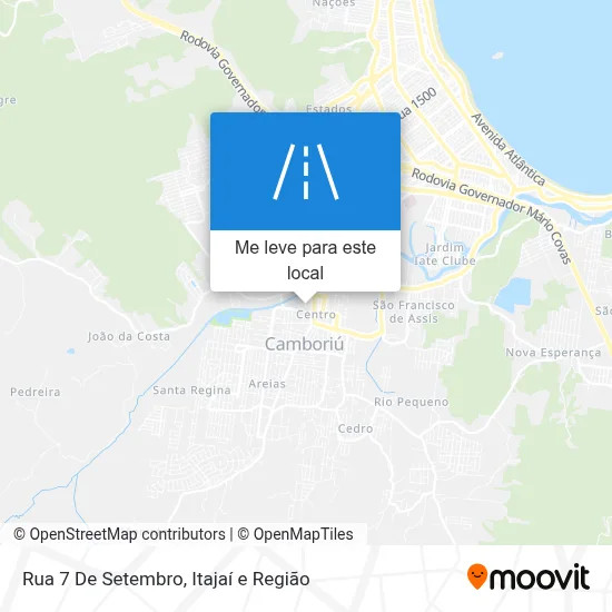 Rua 7 De Setembro mapa