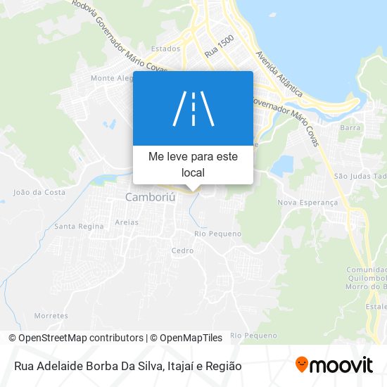 Rua Adelaide Borba Da Silva mapa