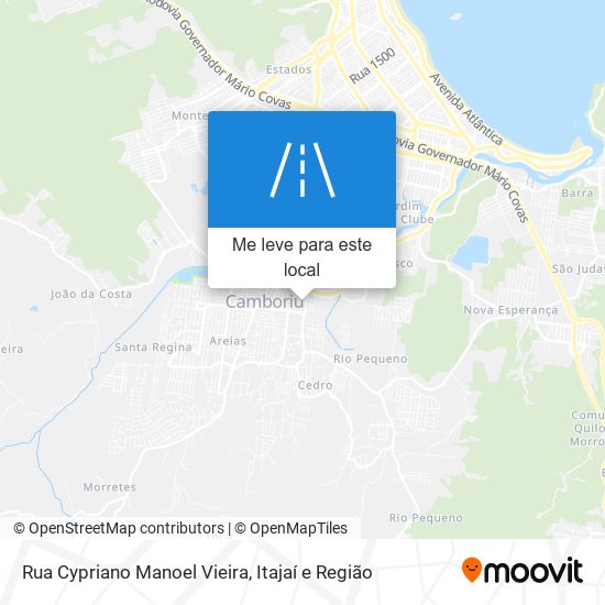 Rua Cypriano Manoel Vieira mapa
