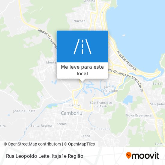 Rua Leopoldo Leite mapa
