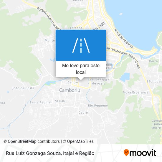 Rua Luiz Gonzaga Souza mapa