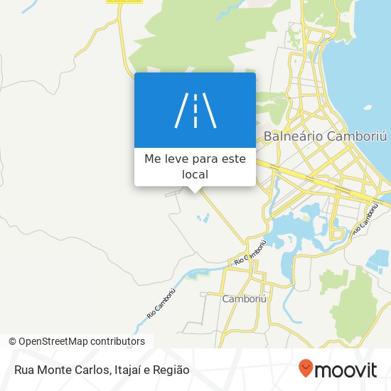 Rua Monte Carlos mapa
