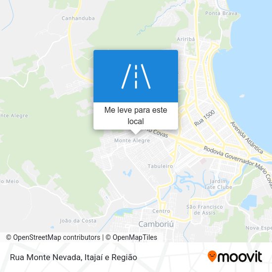 Rua Monte Nevada mapa